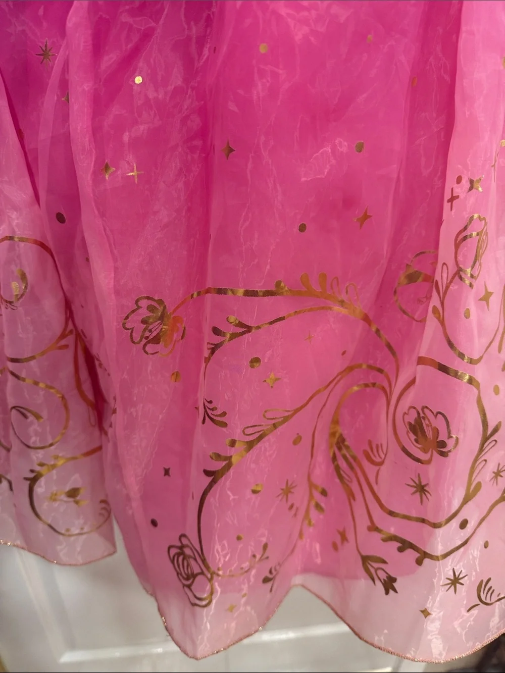 Disney Hot Pink and Gold Princess Costume Dress